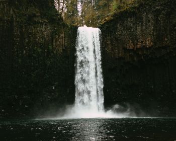 Abiqua Falls, Oregon, USA Wallpaper 1280x1024