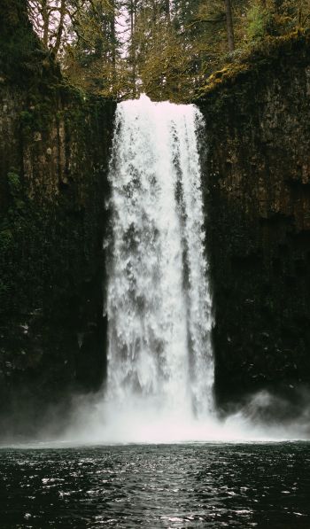 Abiqua Falls, Oregon, USA Wallpaper 600x1024