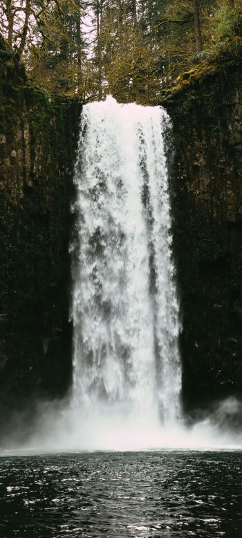 Abiqua Falls, Oregon, USA Wallpaper 720x1600