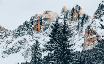 snowy mountains Wallpaper 1920x1200
