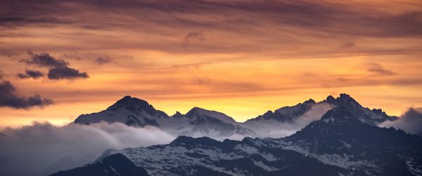 Autonomous Province of Trento, Italy Wallpaper 3440x1440