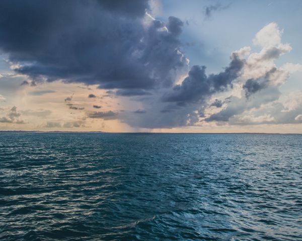 sea, sky, horizon Wallpaper 1280x1024