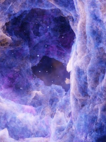 space nebula Wallpaper 1536x2048