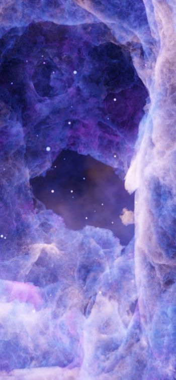 space nebula Wallpaper 828x1792