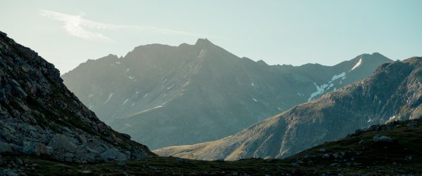 lake in the mountains Wallpaper 3440x1440