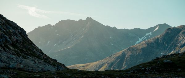 lake in the mountains Wallpaper 2560x1080