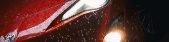 Toyota GT86, rain Wallpaper 1590x400