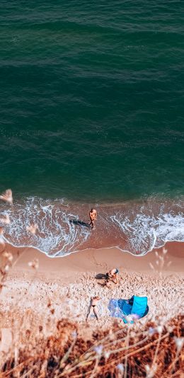 Ukraine, beach Wallpaper 1080x2220