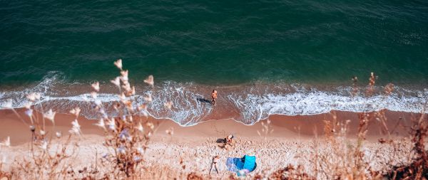 Ukraine, beach Wallpaper 2560x1080