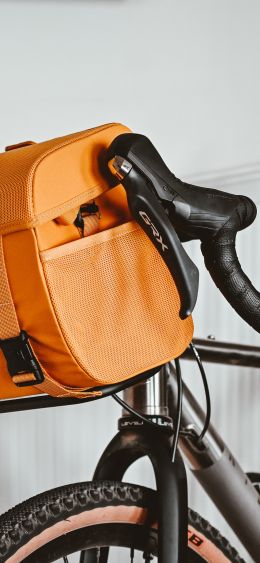 bicycle, picnic bag Wallpaper 1080x2340