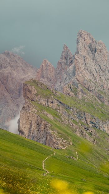 mountain peaks Wallpaper 640x1136