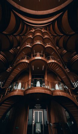 tower, balconies Wallpaper 600x1024