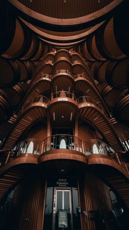 tower, balconies Wallpaper 2160x3840