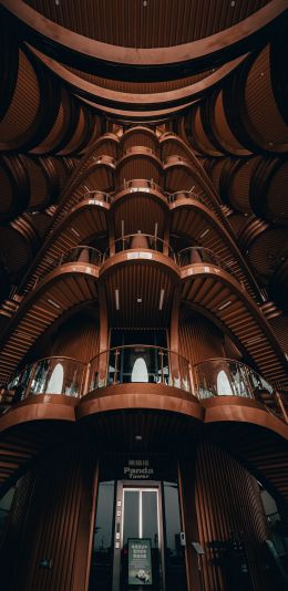 tower, balconies Wallpaper 1080x2220