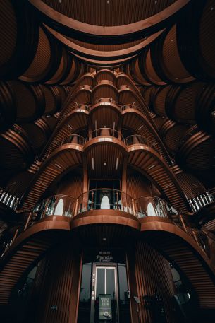 tower, balconies Wallpaper 640x960