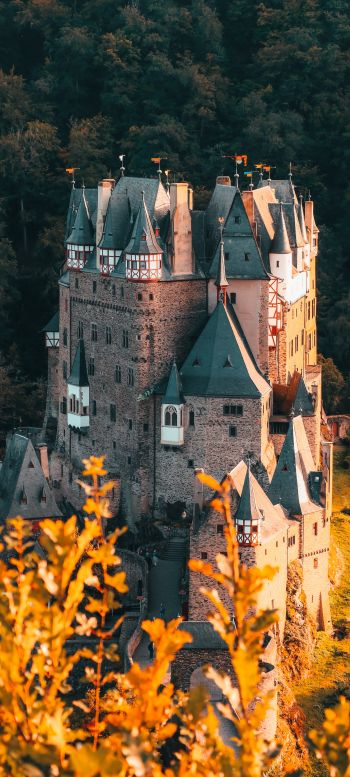 Wierschem, Germany, castle eltz Wallpaper 1080x2400