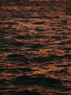 sea, sunset Wallpaper 1536x2048