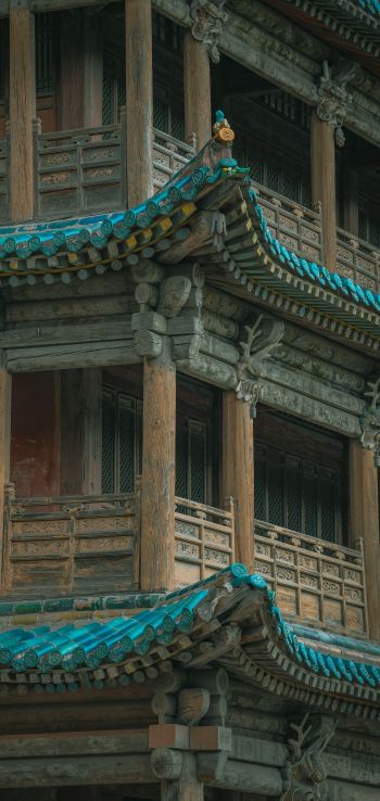 Datun, Shanxi, China Wallpaper 1080x2280