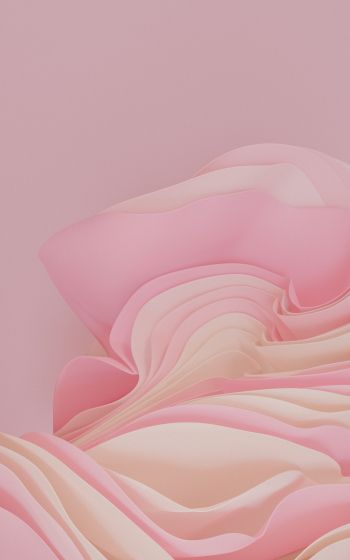 3D rendering, pink Wallpaper 1600x2560