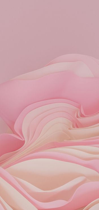3D rendering, pink Wallpaper 720x1520