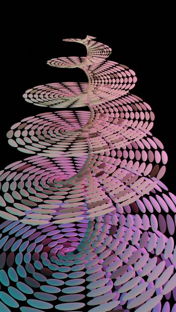 spiral object Wallpaper 640x1136
