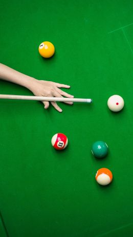 billiards, кий Wallpaper 640x1136