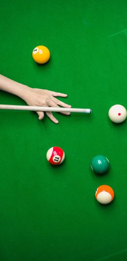 billiards, кий Wallpaper 1080x2220