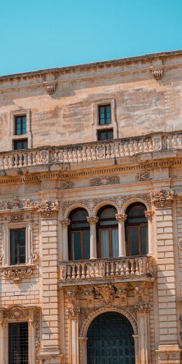 balcony, old palace Wallpaper 720x1440