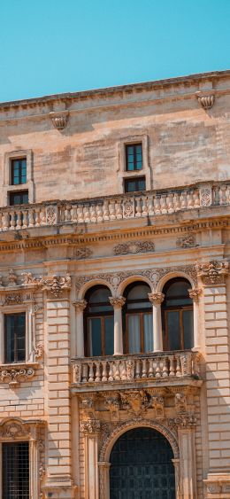 balcony, old palace Wallpaper 1080x2340