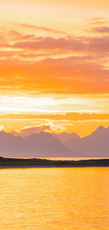 Обои 720x1520 Лофотенские острова, Норвегия