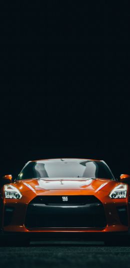Nissan R35 GT-R, sports car Wallpaper 1080x2220