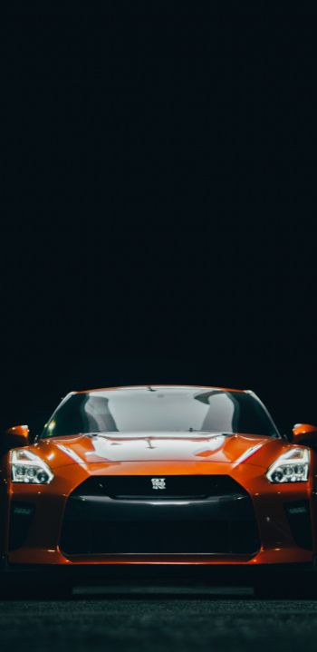 Nissan R35 GT-R, sports car Wallpaper 1080x2220