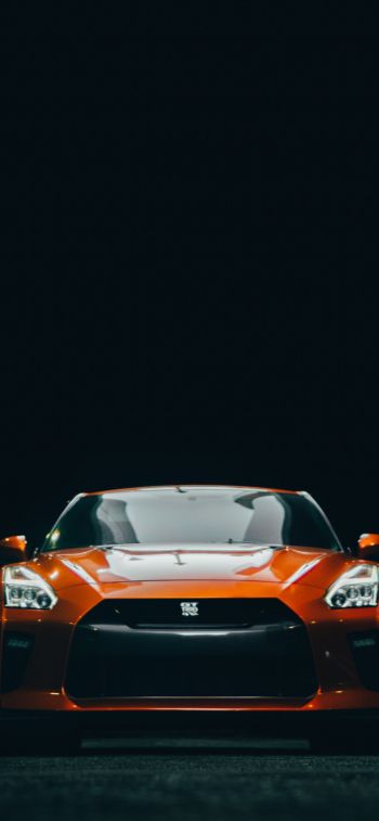 Nissan R35 GT-R, sports car Wallpaper 1242x2688