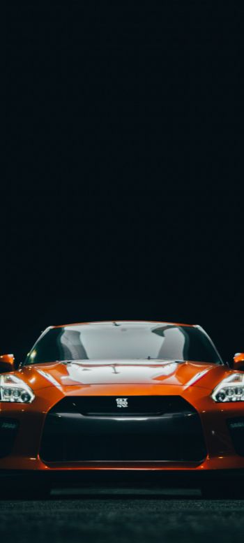 Nissan R35 GT-R, sports car Wallpaper 1080x2400