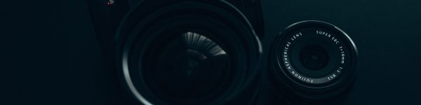 camera lenses Wallpaper 1590x400