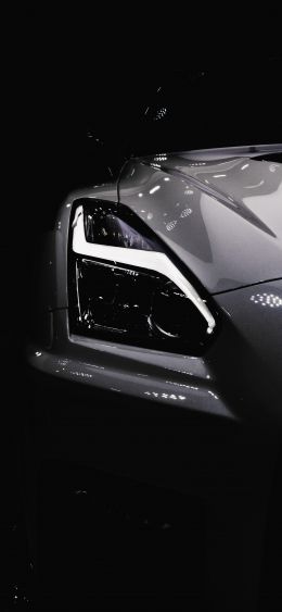 Nissan Crossing, sports car, black Wallpaper 1080x2340