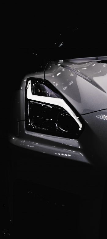 Nissan Crossing, sports car, black Wallpaper 1080x2400