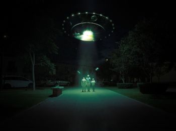 UFO, fantasy Wallpaper 1024x768