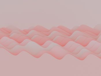 pink waves, 3d drawing Wallpaper 1024x768