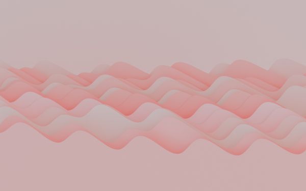 pink waves, 3d drawing Wallpaper 2560x1600