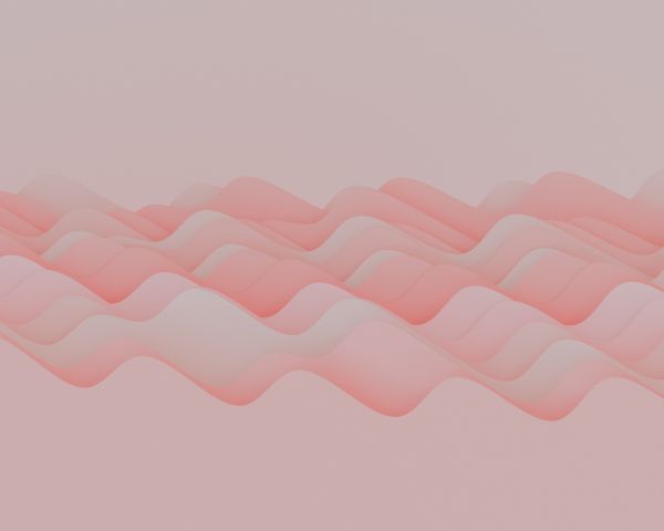 pink waves, 3d drawing Wallpaper 1280x1024