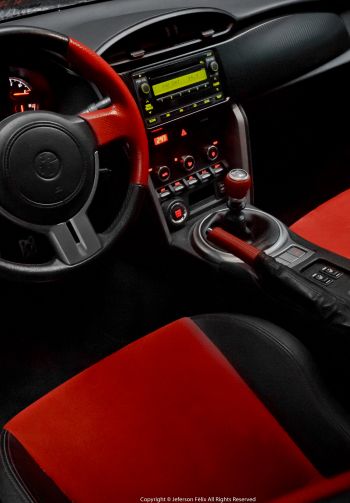 Toyota GT86, car interior Wallpaper 1640x2360