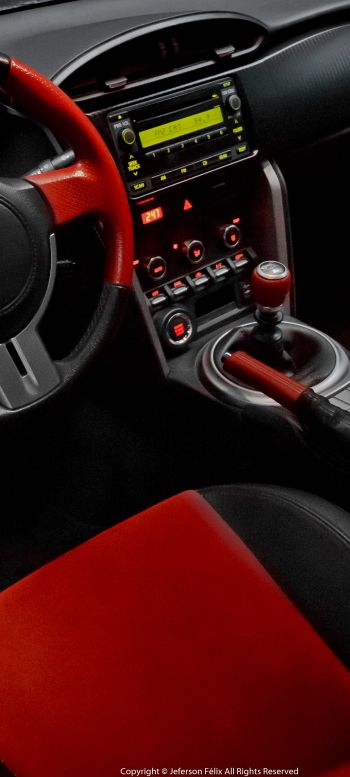 Toyota GT86, car interior Wallpaper 1080x2400