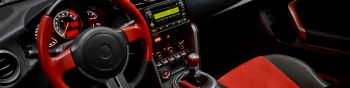 Toyota GT86, car interior Wallpaper 1590x400