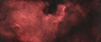 North America Nebula Wallpaper 3440x1440