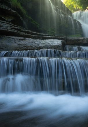 Cummins Falls State Park, USA Wallpaper 1640x2360