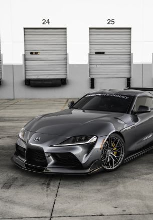 Toyota Supra, sports car Wallpaper 1640x2360