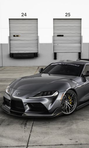 Toyota Supra, sports car Wallpaper 1200x2000