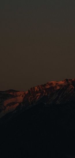 mountains at sunset Wallpaper 1440x3040