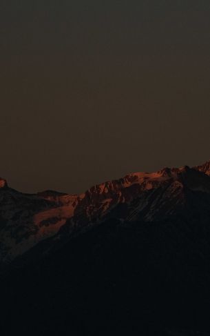 mountains at sunset Wallpaper 1752x2800